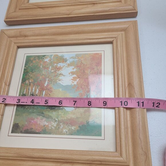 Set Of 2 Crystal Art Gallery Framed Autumn Landscape Prints - Picture 5 of 8